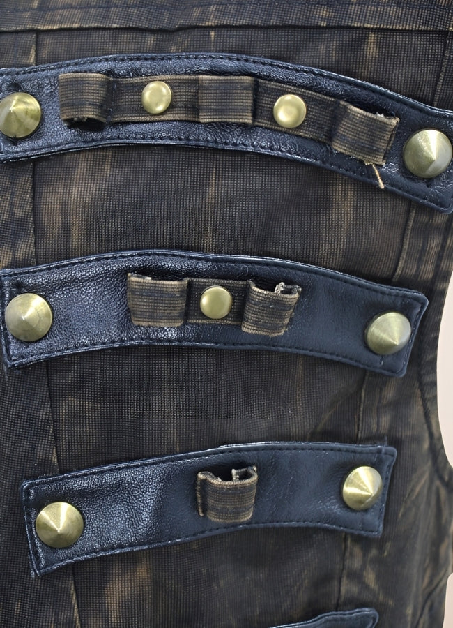 Steampunk High Neck Vest - Steampunk Australia