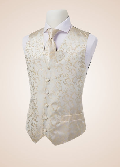 Steampunk Ivory Suit Vest - Steampunk Australia