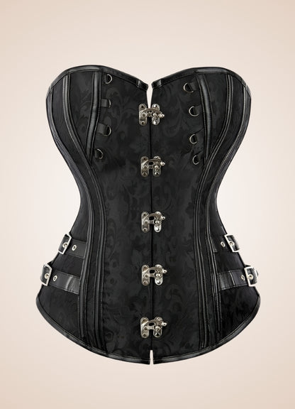 Steampunk Jacquard Corset - Steampunk Australia