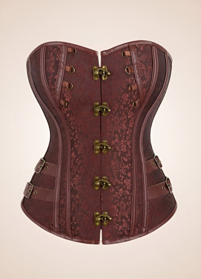 Steampunk Jacquard Corset - Steampunk Australia