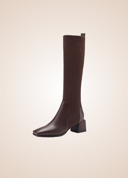 Steampunk Knee High Knit Boots - Steampunk Australia
