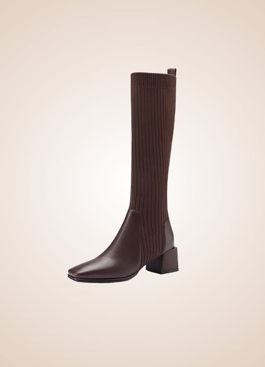 Steampunk Knee High Knit Boots - Steampunk Australia