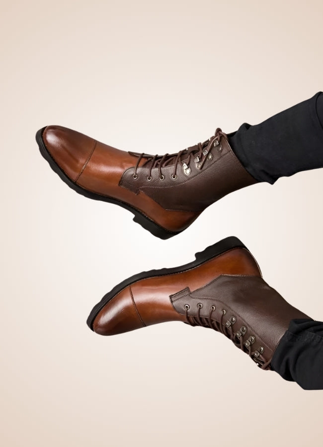 Steampunk Leather Boots - Steampunk Australia