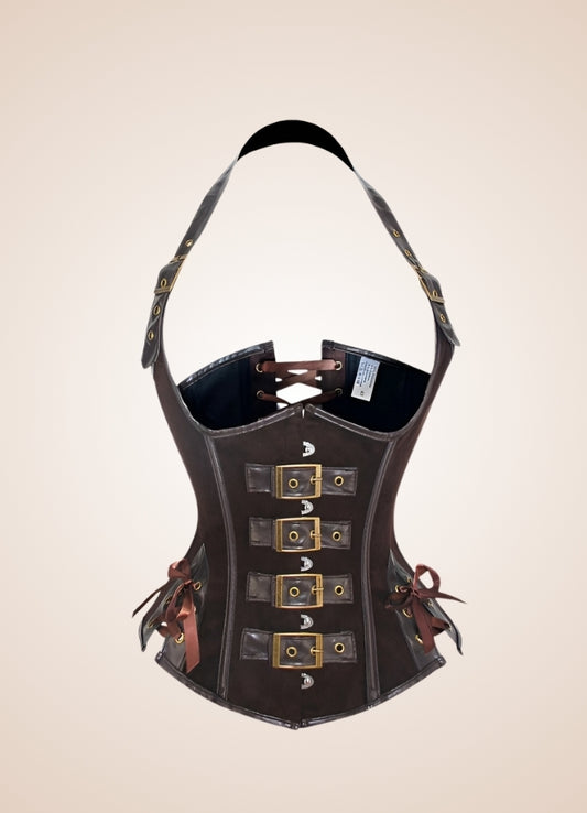 Steampunk Leather Corset - Steampunk Australia