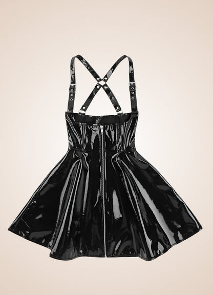 Steampunk Leather Corset Dress - Steampunk Australia