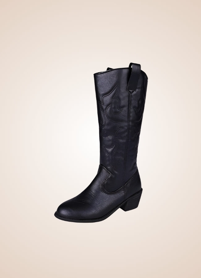 Steampunk Leather Cowboy Boots - Steampunk Australia