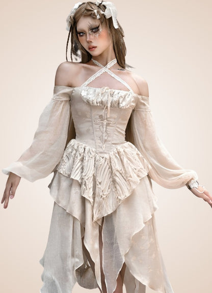 Steampunk Long Sleeve Dress 2 Steampunk - Australia