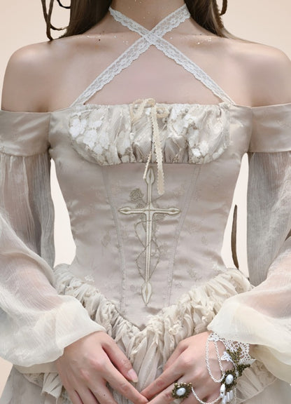 Steampunk Long Sleeve Dress 3 Steampunk - Australia