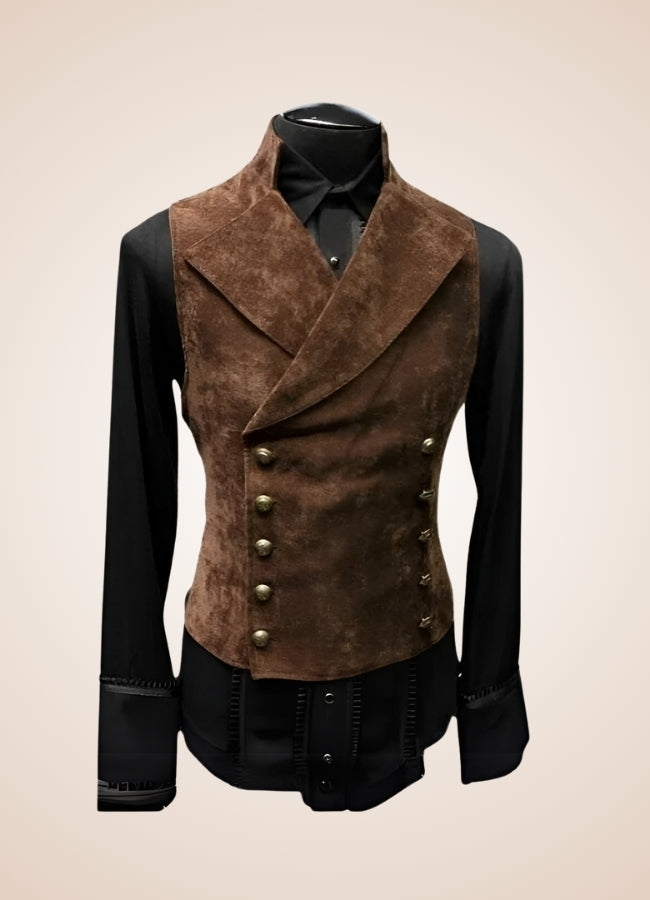 Steampunk Man Blazer Vest - Steampunk Australia