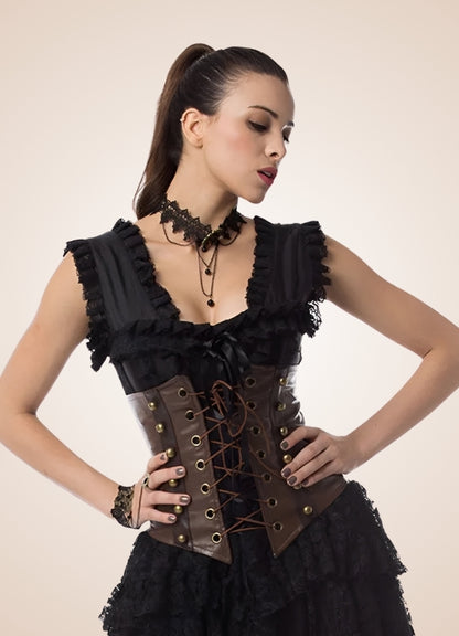 Steampunk Medieval Belt Corset - Steampunk Australia