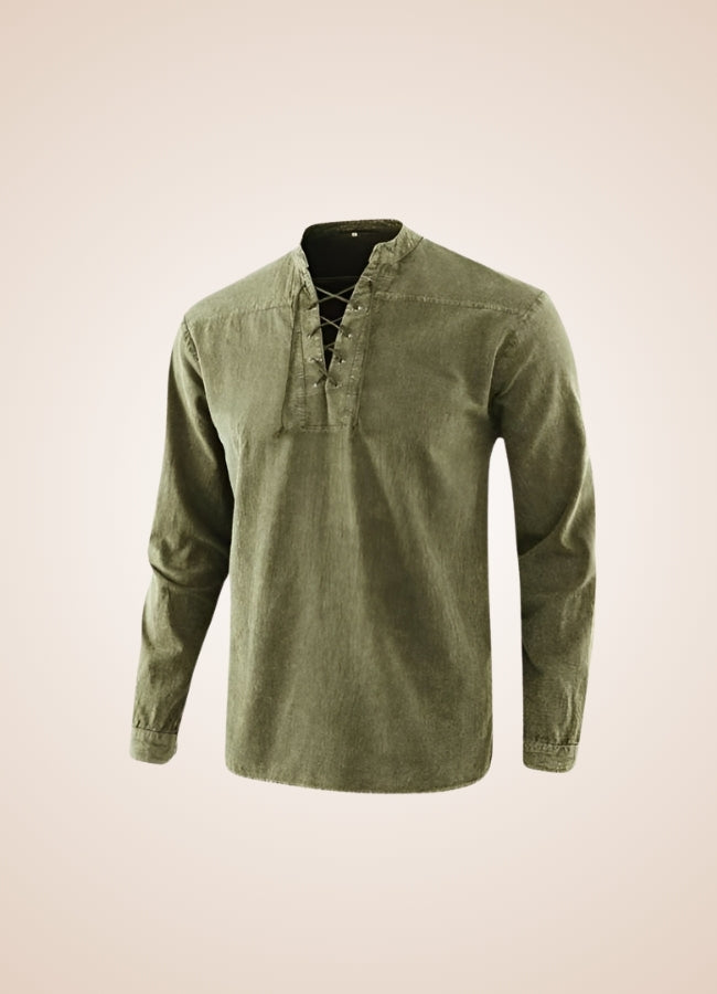 Steampunk Medieval Green Shirt - Steampunk Australia