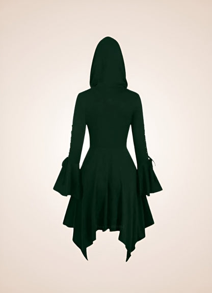 Steampunk Medieval Hooded Dress - Steampunk Australia