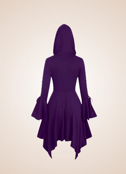 Steampunk Medieval Hooded Dress - Steampunk Australia