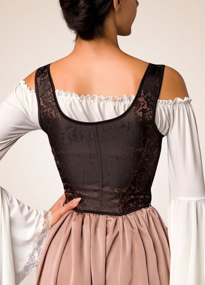 Steampunk Medieval Lace Corset - Steampunk Australia