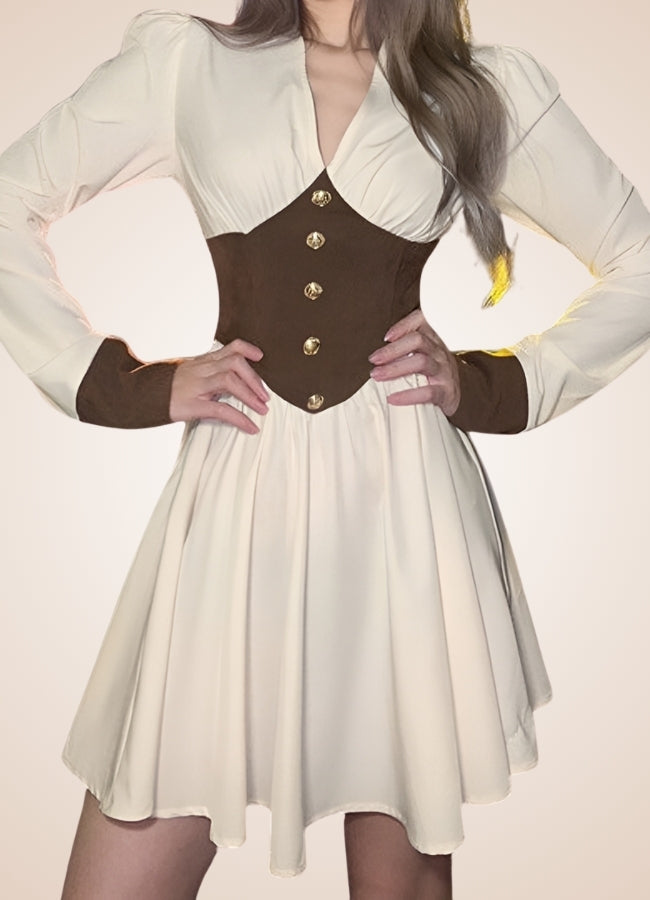 Steampunk Medieval Mini Dress - Steampunk Australia