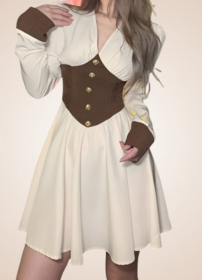 Steampunk Medieval Mini Dress - Steampunk Australia
