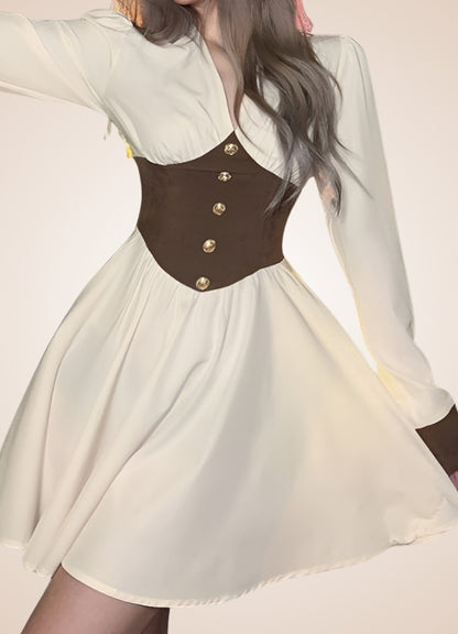 Steampunk Medieval Mini Dress - Steampunk Australia