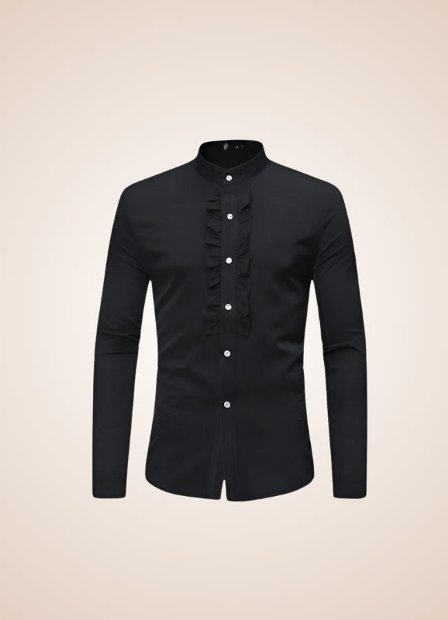 Steampunk Men's Ruffle Shirt - Steampunk Australia