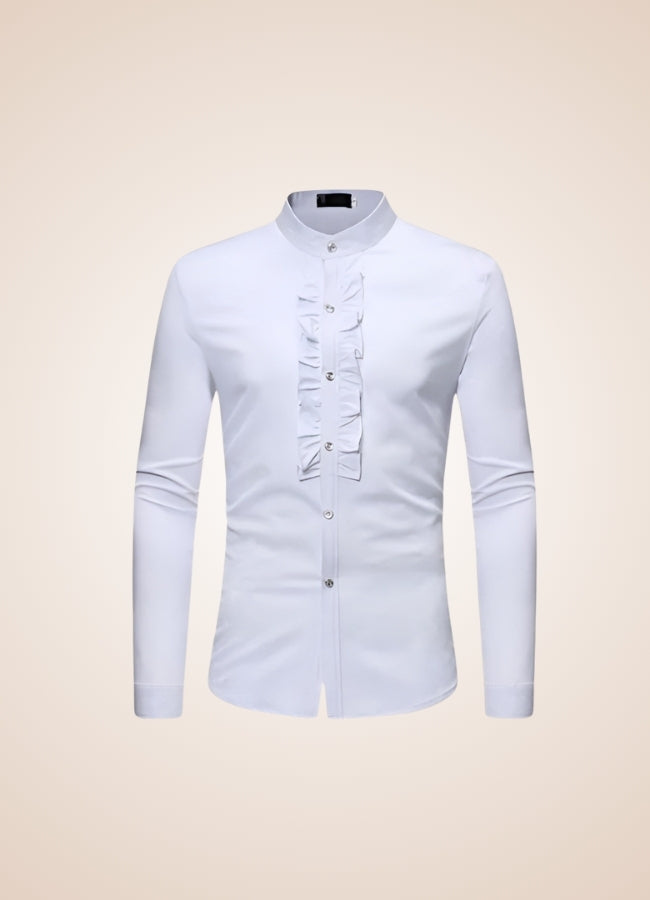 Steampunk Men's Ruffle Shirt - Steampunk Australia