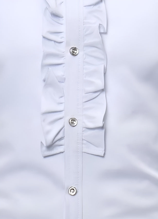 Steampunk Men's Ruffle Shirt - Steampunk Australia