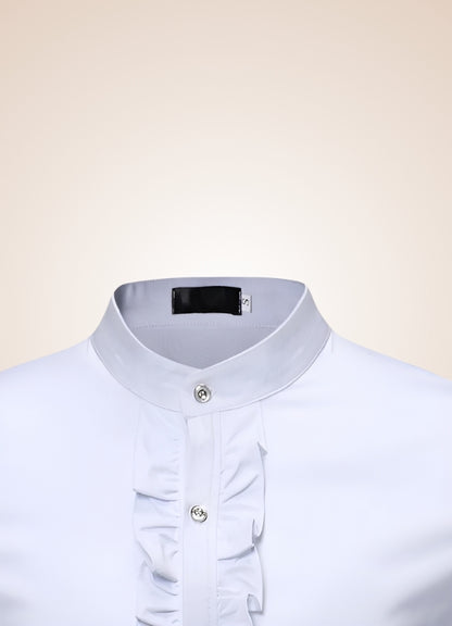 Steampunk Men's Ruffle Shirt - Steampunk Australia
