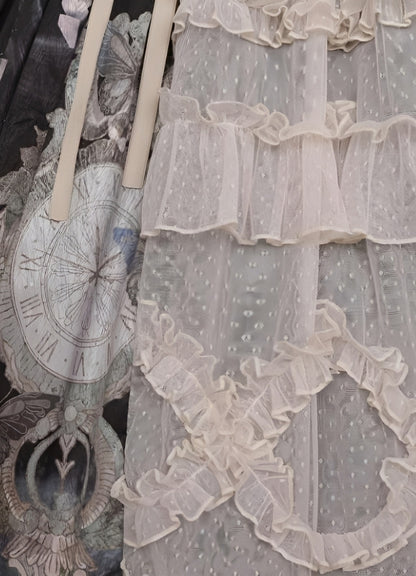 Steampunk Mesh Lolita Skirt - Steampunk Australia