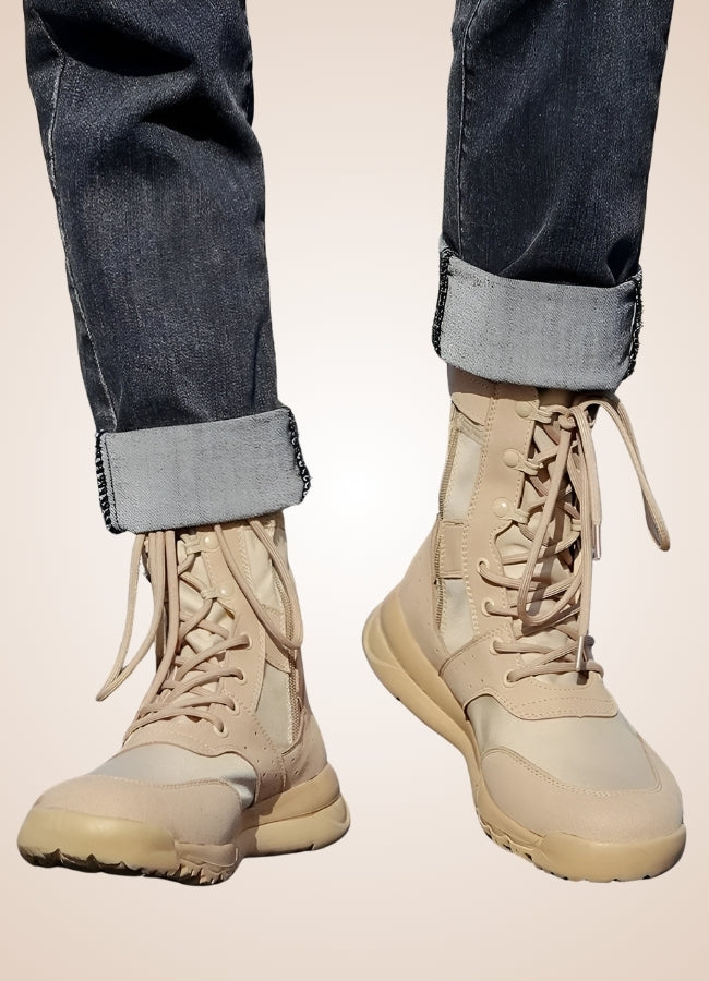 Steampunk Military Combat Boots - Steampunk Australia