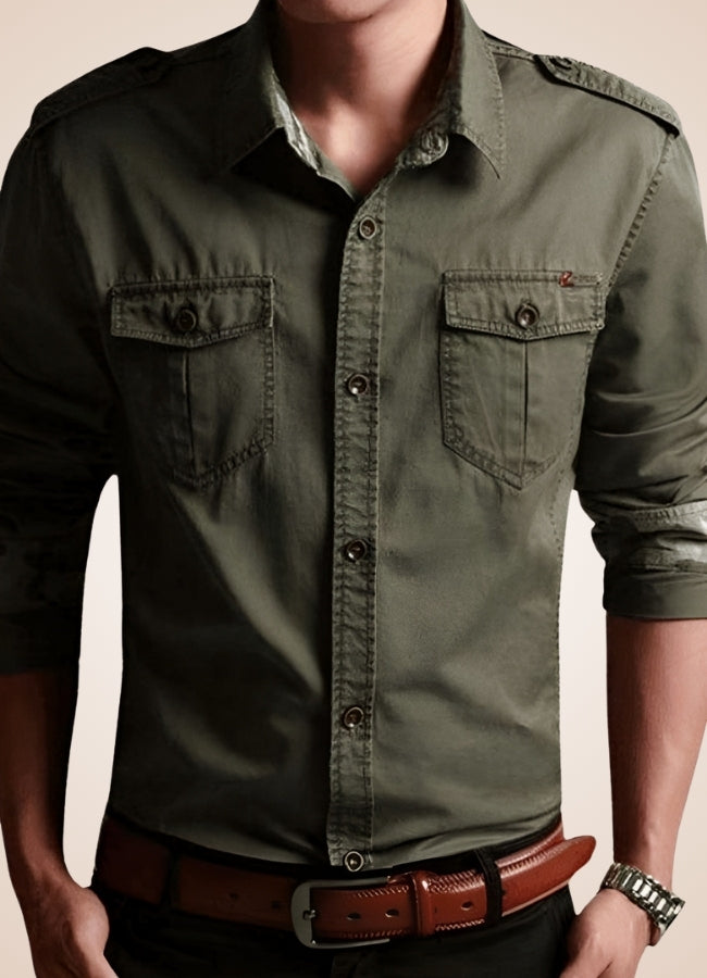 Steampunk Military Style Shirt - Steampunk Australia