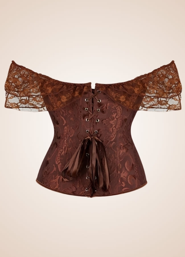Steampunk Off Shoulder Corset - Steampunk Australia