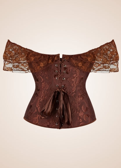 Steampunk Off Shoulder Corset - Steampunk Australia