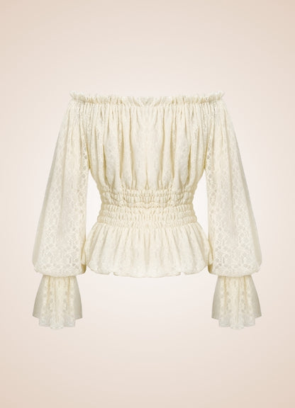 Steampunk Off Shoulder Shirt - Steampunk Australia
