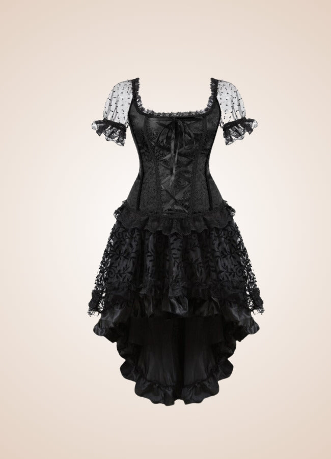 Steampunk Overbust Corset Dress - Steampunk Australia