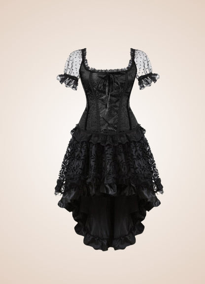 Steampunk Overbust Corset Dress - Steampunk Australia