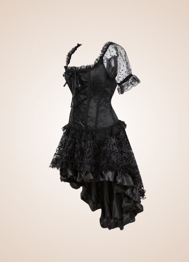 Steampunk Overbust Corset Dress - Steampunk Australia