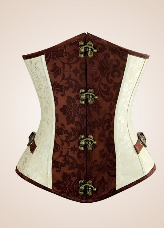 Steampunk Paisley Pattern Pirate Bustier - Steampunk Australia