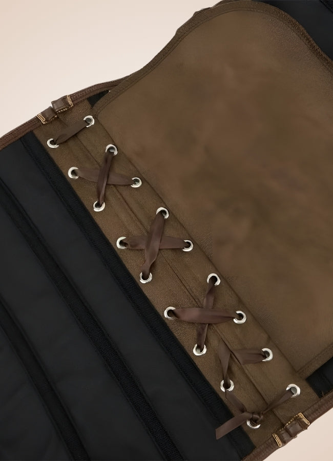 Steampunk Pirate Brown Corset - Steampunk Australia