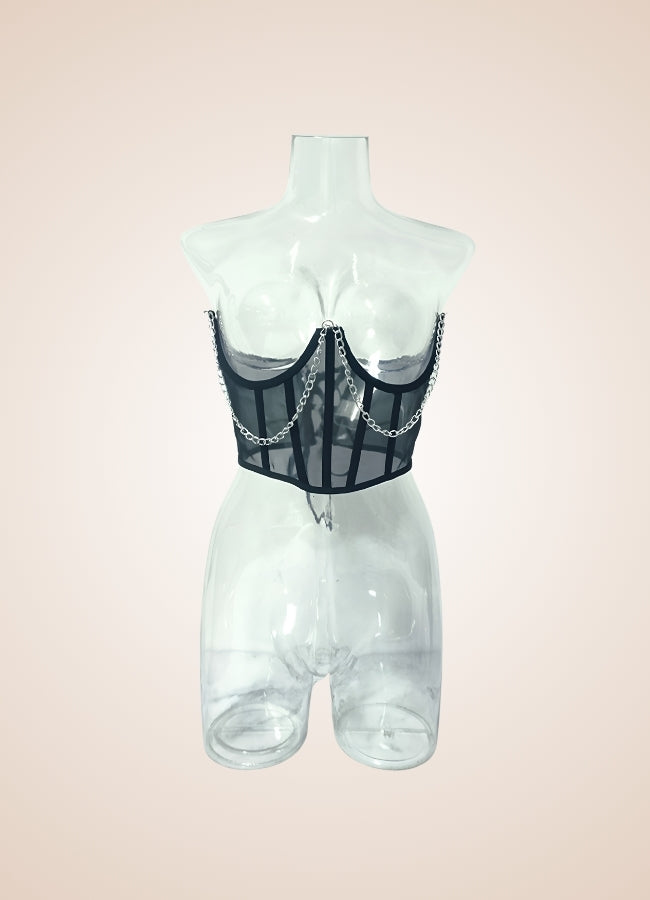 Steampunk Pirate Chain Corset - Steampunk Australia