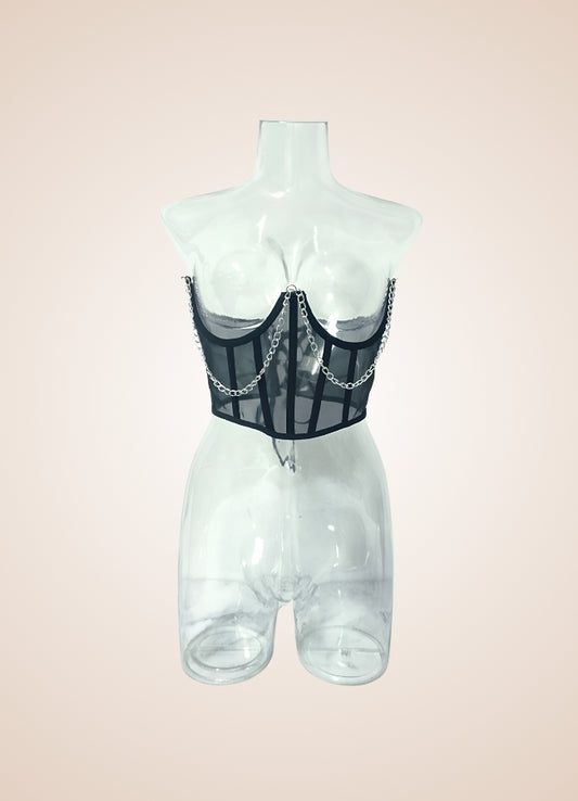 Steampunk Pirate Chain Corset - Steampunk Australia