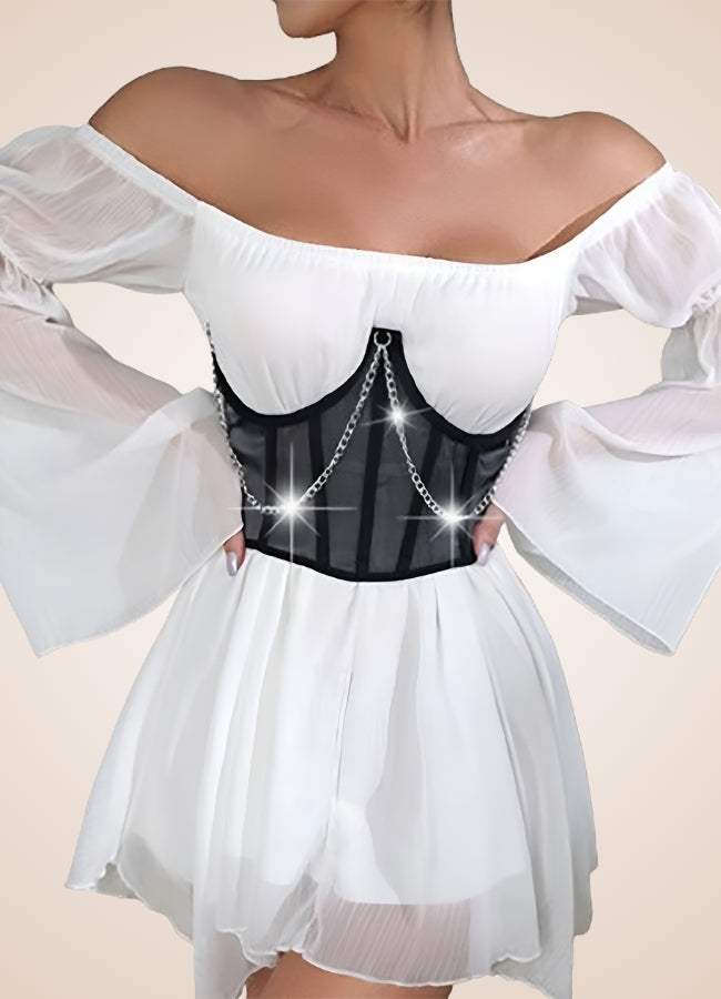 Steampunk Pirate Chain Corset - Steampunk Australia