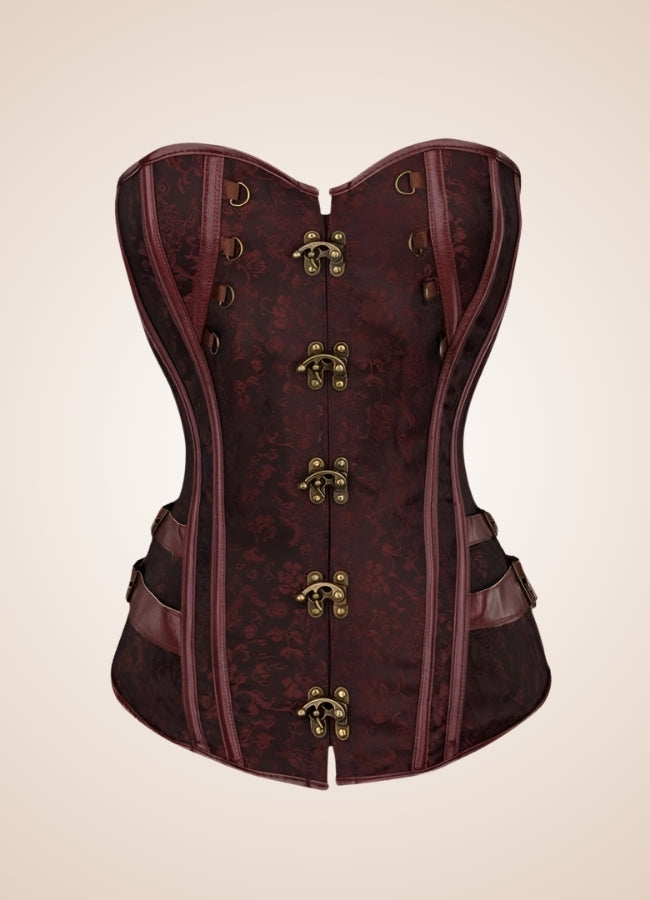 Steampunk Pirate Overbust Corset - Steampunk Australia