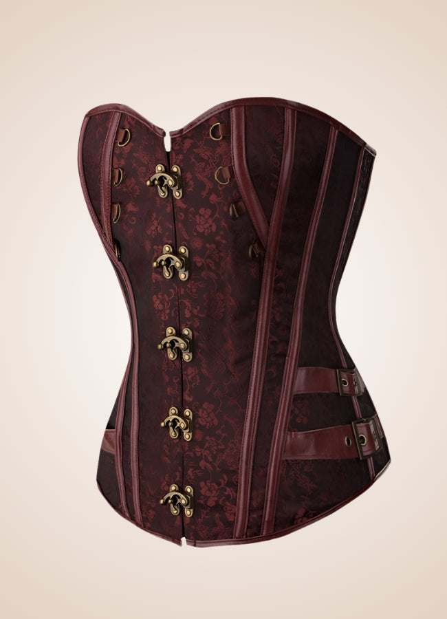 Steampunk Pirate Overbust Corset - Steampunk Australia