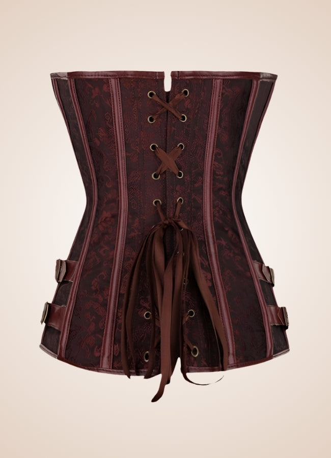 Steampunk Pirate Overbust Corset - Steampunk Australia