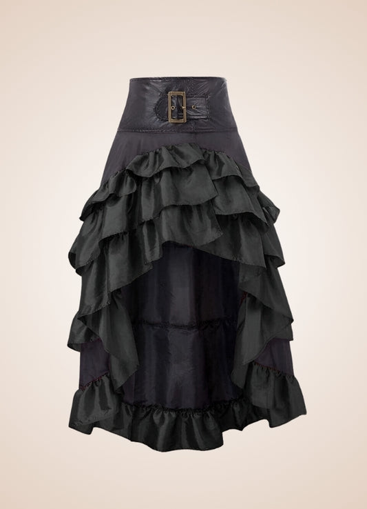 Steampunk Pirate Ruffled Skirt - Steampunk Australia