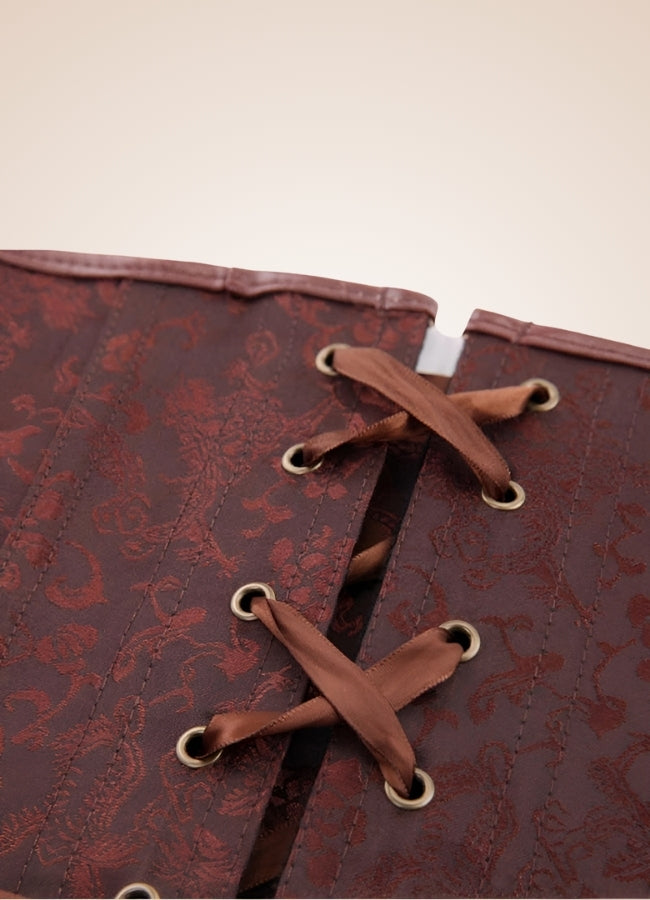 Steampunk Pirate Zipper Corset - Steampunk Australia