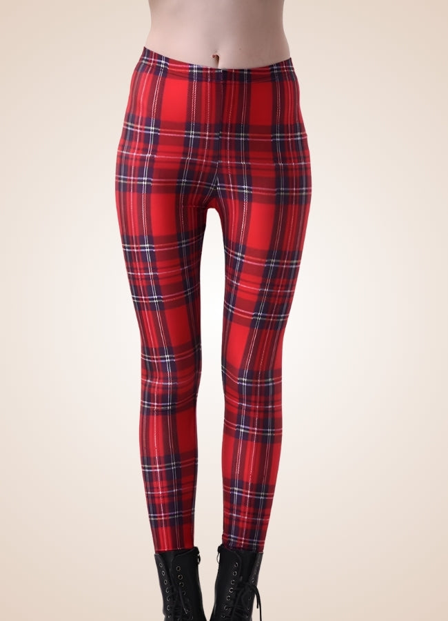 Steampunk Plaid Legging - Steampunk Australia