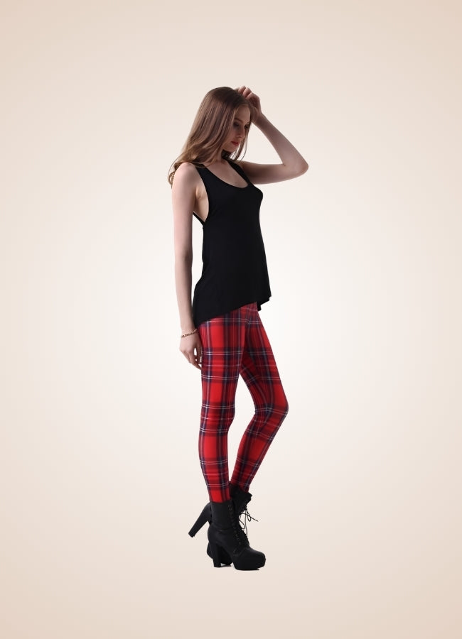 Steampunk Plaid Legging - Steampunk Australia