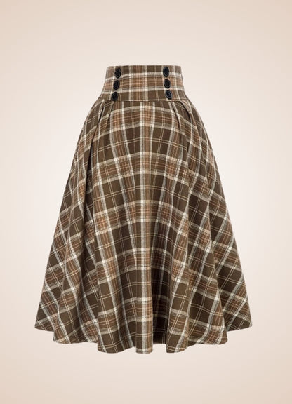 Steampunk Plaid Skirt - Steampunk Australia