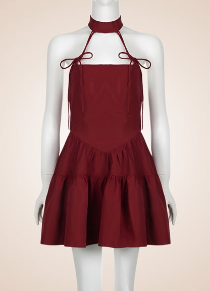 Steampunk Red Lolita Dress - Steampunk Australia