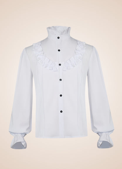 Steampunk Renaissance White Shirt - Steampunk Australia