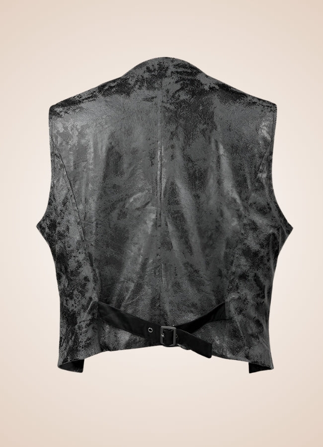 Steampunk Rivet Button Vest - Steampunk Australia